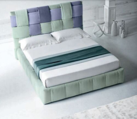 Modern luxury upholstered textile beds high-quality bedroom Italian furniture