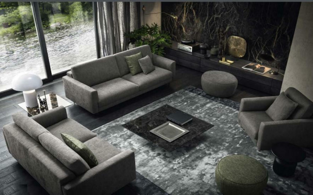 Luxury furniture living room sofas sofa 3-seater modern alfitalia couches Italy new