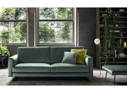 Italian sofa design luxury upholstered couch modern sofa 3-seater alfitalia new