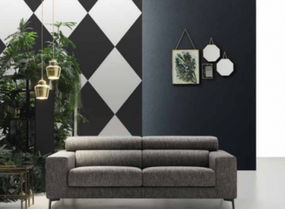 Modern 3-seater Sofa Room Furniture Gray Design Three-seater Couch Upholstered Sofa