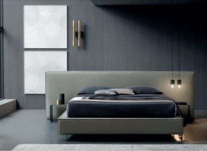Luxury Upholstered Velvet Fabric Designer Bed Bedroom Beds Leather Hotel New