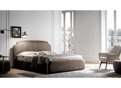Luxury double bedroom textile beds 200x200 bed upholstered bed Italian furniture