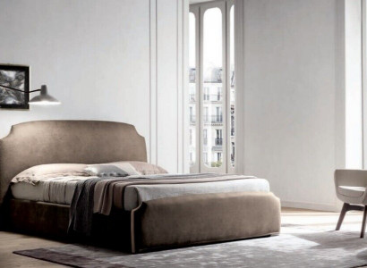 Luxury double bedroom textile beds 200x200 bed upholstered bed Italian furniture