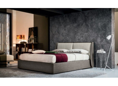 Bed textile upholstery bedroom 180x200 design double bed leather bed beds new