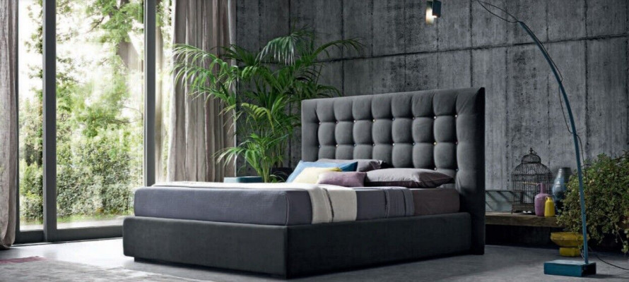 Chesterfield luxury beds sleep room textile bed upholstery design double hotel