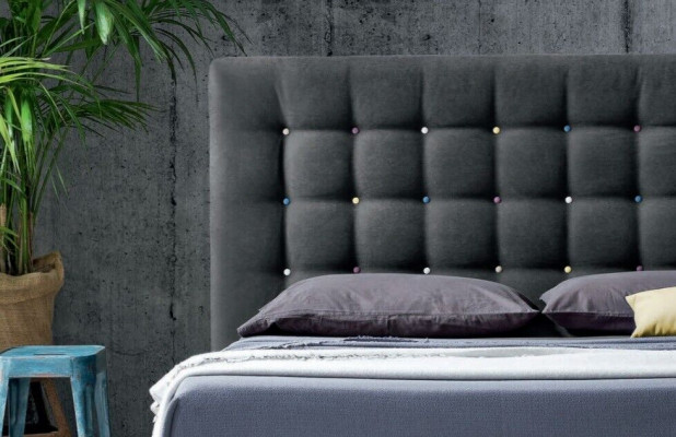 Chesterfield luxury beds sleep room textile bed upholstery design double hotel
