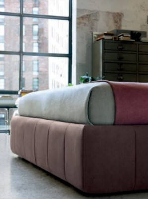 Double bed Bed Marriage bed Design Luxury Upholstered bed Designer bed Textile Beds