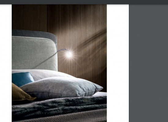 Double hotel beds bedroom textile bed upholstery design luxury wood Italy