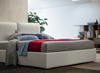 Upholstered Double Beds Wood Design Luxury Bed Bedroom Italian Textile
