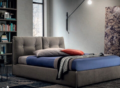 Double Beds Wood Design 180x200cm New Luxury Bed Bedroom Textile Upholstery