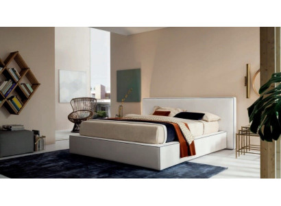 Italian designer bed bedroom beds textile hotel luxury upholstered furniture