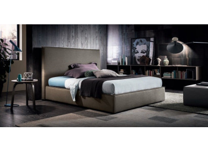 Luxury double bed brown 200x200 bedroom leather hotel bed upholstery design