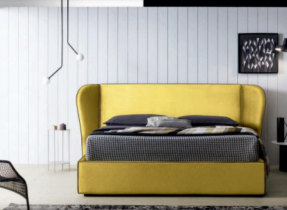 Furniture Fabric Design Interior Upholstered Bed Frame Beds Luxury Bed Hotel Royal