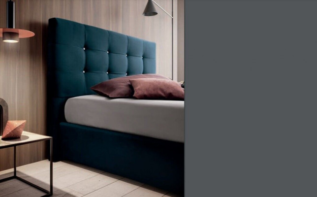 Design beds bedroom textile 180x200cm bed padding luxury double hotel new