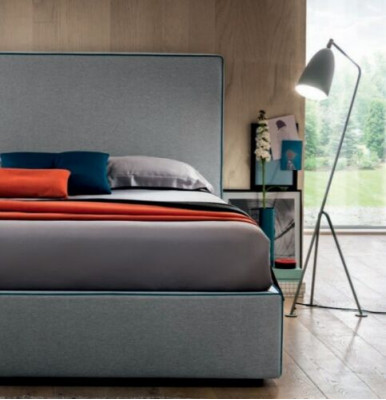 Luxury bedding textiles, hotel upholstery seating textiles, Italian designer bed bedroom.
