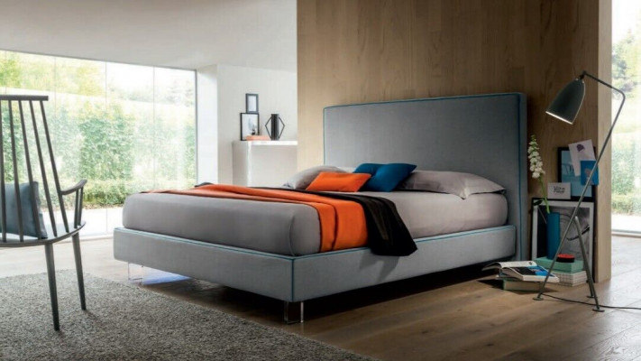 Luxury bedding textiles, hotel upholstery seating textiles, Italian designer bed bedroom.