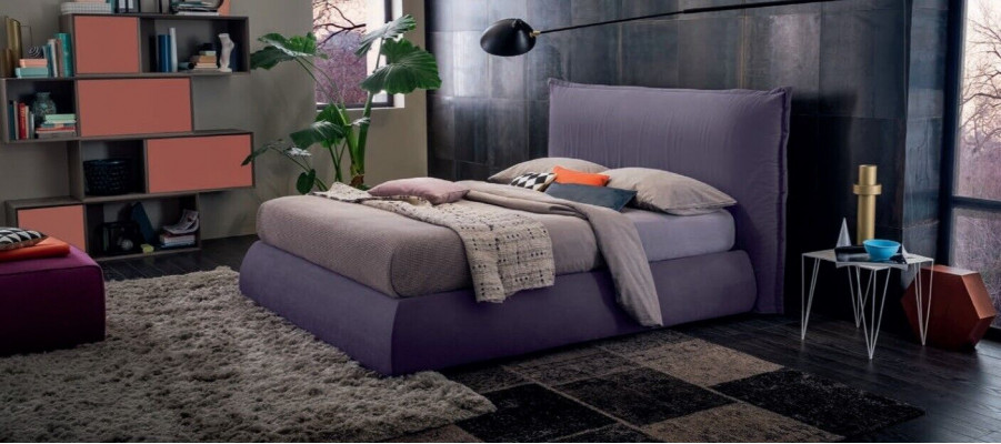Designer bed 120x200cm Designer upholstered bed Bed beds Double bed Matrimonial bed New