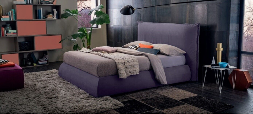 Designer bed 120x200cm Designer upholstered bed Bed beds Double bed Matrimonial bed New