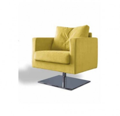 Armchair Chair Upholstery Television Textile Yellow Luxury Fabric Design Lounge Club Relax New