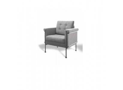 Design Relax Club Armchair Lounge Sofa 1-Seater TV Chair Upholstered Couch Fabric