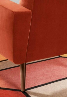 TV Chair Upholstery Couch Fabric Design Relax Club Armchair Lounge Sofa 1-Seater