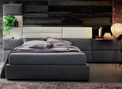 Double hotel beds, marriage bed 180x200 cm, sleeping room, wood luxury design bed, upholstery