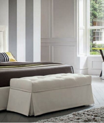 Luxury country house style stool furniture upholstered stool design seat bench footstool