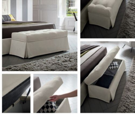 Luxury country house style stool furniture upholstered stool design seat bench footstool