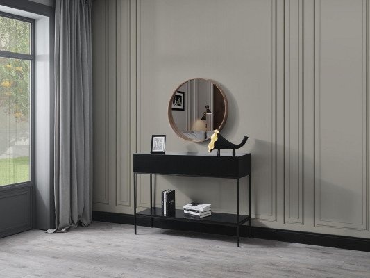 Classic Wooden Wall Mirror Mirror Design Brown Living Room New