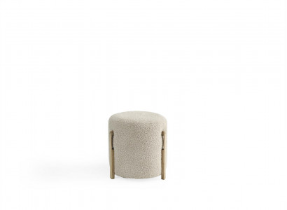 Stool Round Pouf Footstool Stool Upholstered Stool Seat Stool Stool