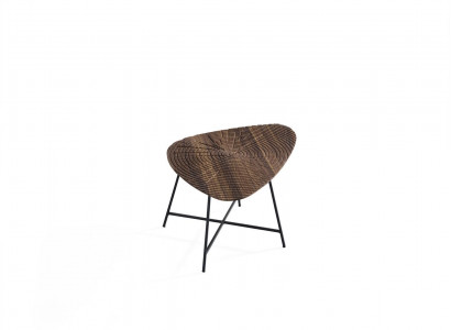 Luxurious coffee table for the living room with a carved tabletop