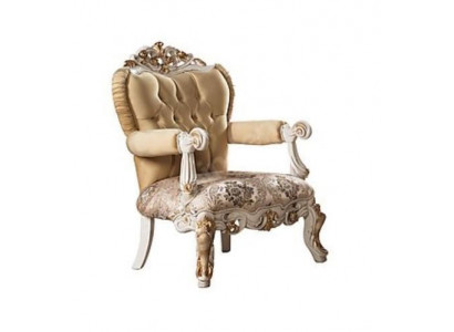 Classic Armchair Single Seat Throne Baroque Rococo Living Room Lounge Chair