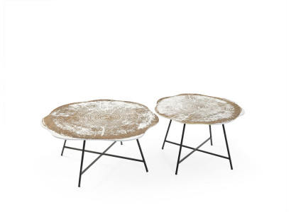 Coffee tables 2-piece set coffee tables tables designer round 2-piece coffee tables