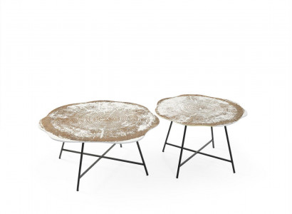Coffee tables 2-piece set coffee tables tables designer round 2-piece coffee tables