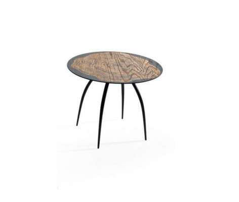 Luxury design coffee tables black round tables living room side tables