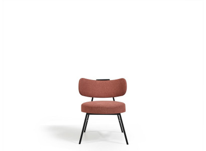 Luxurious modern brown dining chair in Italian design