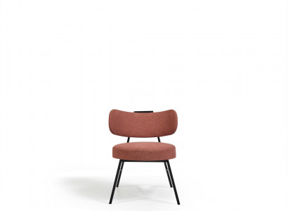 Luxurious modern brown dining chair in Italian design