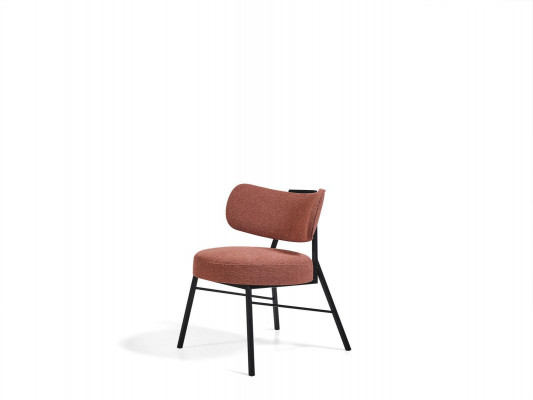 Luxurious modern brown dining chair in Italian design