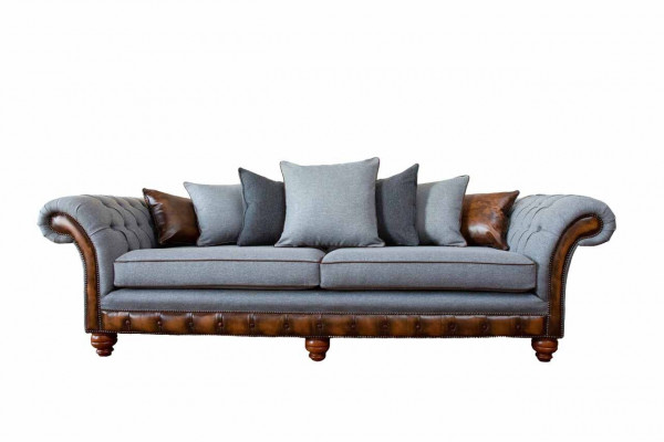 Sofa couch fabric upholstery sofas living room design 4-seater new