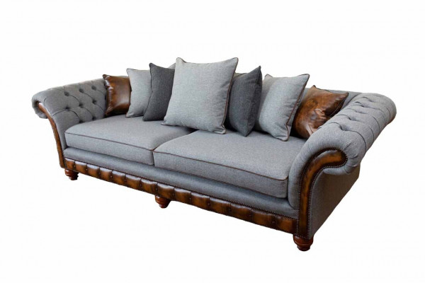 Sofa couch fabric upholstery sofas living room design 4-seater new