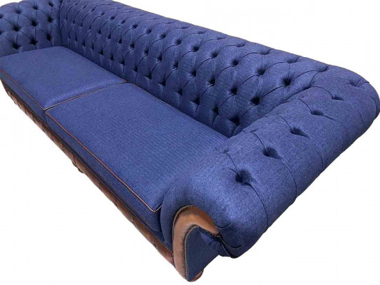 Modern Sofa Chesterfield 4 Seater Luxury Sofas Fabric Sofa Living Room Couch New