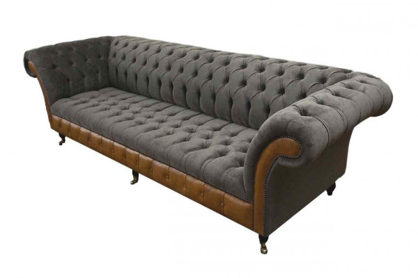 Sofa 4-seater Chesterfield luxury couch big couches upholstery 300cm design