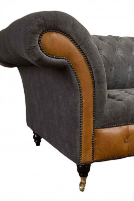 Sofa 4-seater Chesterfield luxury couch big couches upholstery 300cm design