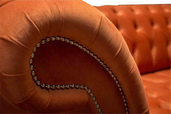 British Chesterfield Upholstery Luxury Sofa Design Couch Classic Sofa 4-Seater
