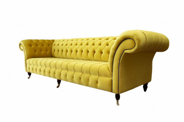 Four-seater sofa Chesterfield design sofas furniture living room couch upholstery