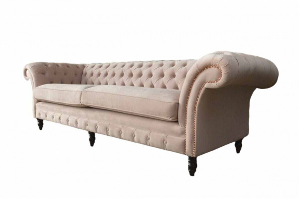 Rosa Four-Seat Upholstered Sofa 4-Seater Furniture Large Sofas Couch 245cm New
