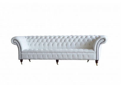 Chesterfield 4-seater living room English design couches sofa furniture new