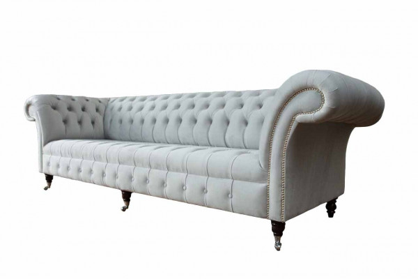 Chesterfield Sofa 4 Seater Designer Couches Couch Fabric Upholstery Textile