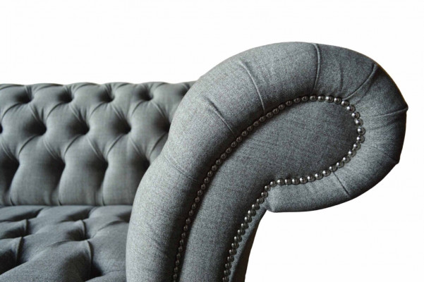 Gray four-seater sofa fabric living room design couches upholstered sofas new