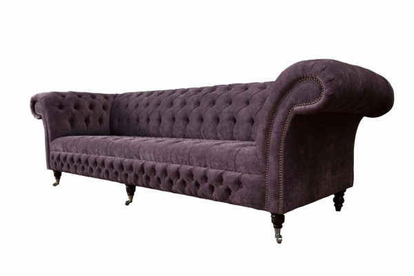Design sofa 4-seater couch upholstery luxury textile sofas Chesterfield